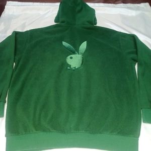 Playboy polyester mens large hoodie